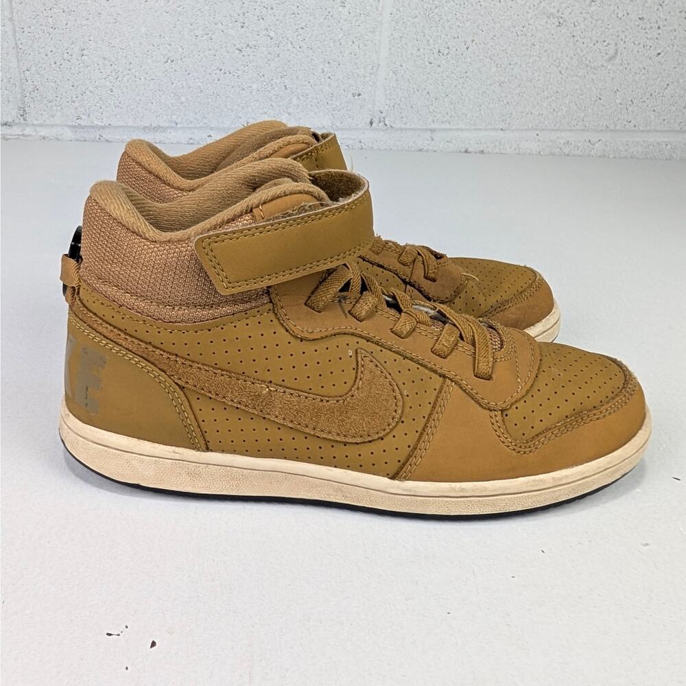 Nike Youth 3 Court Bourgh Mid Top Wheat Sneakers